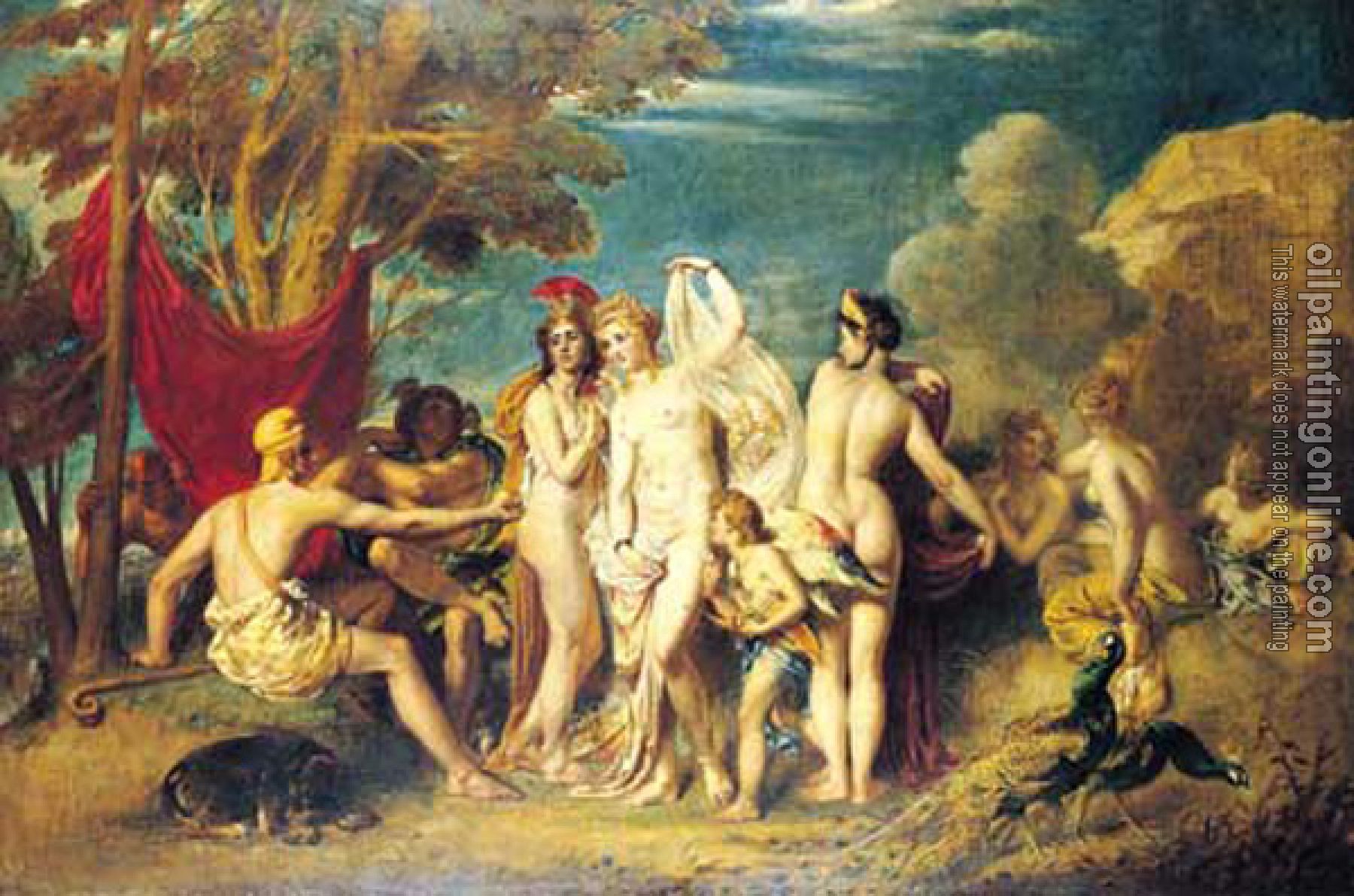 William Etty - The Judgement of Paris